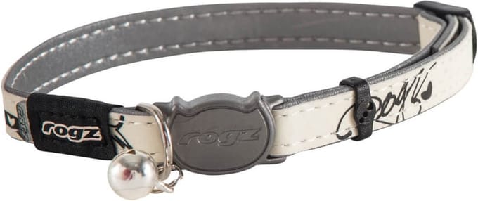 Rogz Halsband Kat - GlowCat Black Jumping Cat
