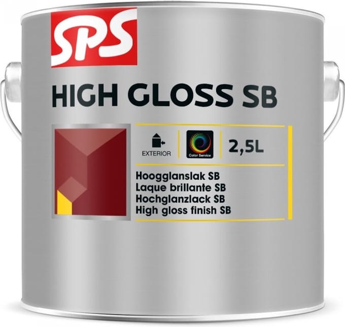 Sps High Gloss Sb 2,5 Liter 100% Wit