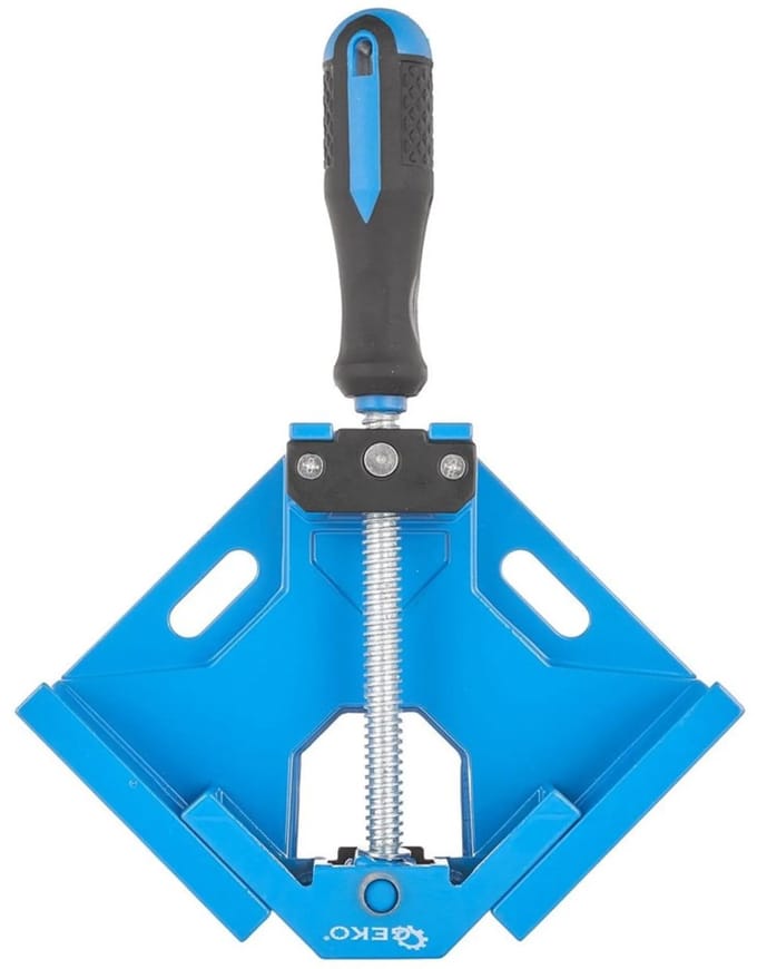 GEKO Hoekhoutklem - 90° Aluminium - 70 mm Bekbreedte - Max 68 mm Dikte