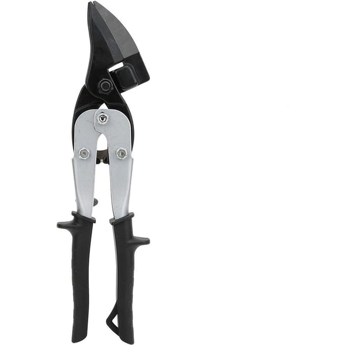 Ciseaux à tôle 10 pouces Robuste Industriel Acier Chrome Molybdène Coupeur Outil à main gray