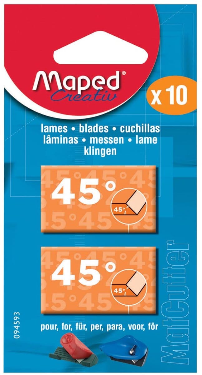 Messen voor 45° Matcutters M172050 & M090000 & M090010 x 10