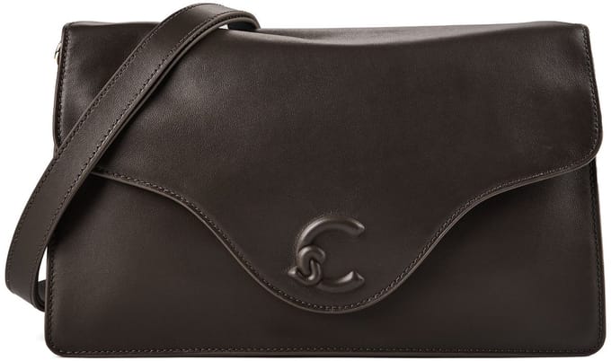 COCCINELLE Leren schoudertas C-Easy Suede Handbag Midn. Bl / Midn. Bl donkerblauw