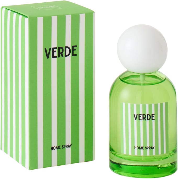 J-Line huisparfum Verde - Spring Ivy & Neroli - glas - groen - small