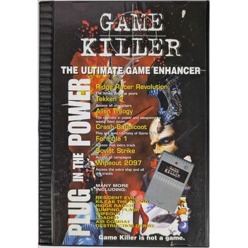 Datel Game Killer The Ultimate Game Enhancer-Standaard (PlayStation 1) Gebruikt