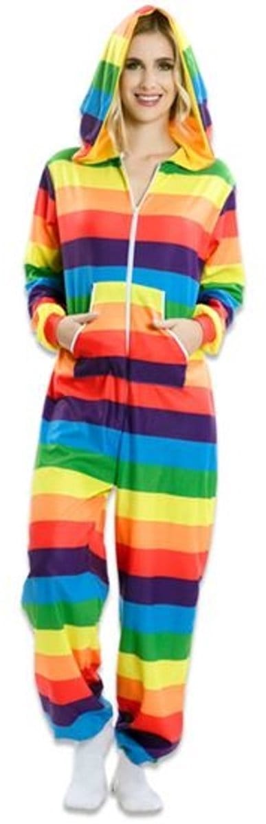 Witbaard Verkleedpak Regenboog Dames Polyester Maat M/l