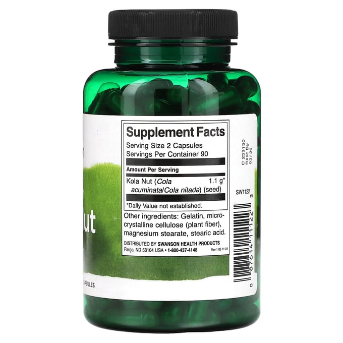 Full Spectrum Kolanoot, 550 mg, 180 capsules