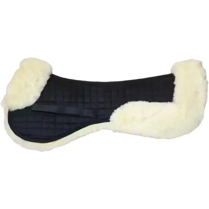 Kentucky Horsewear - Zadelonderlegger Wol/bont Absorb natural bont size L