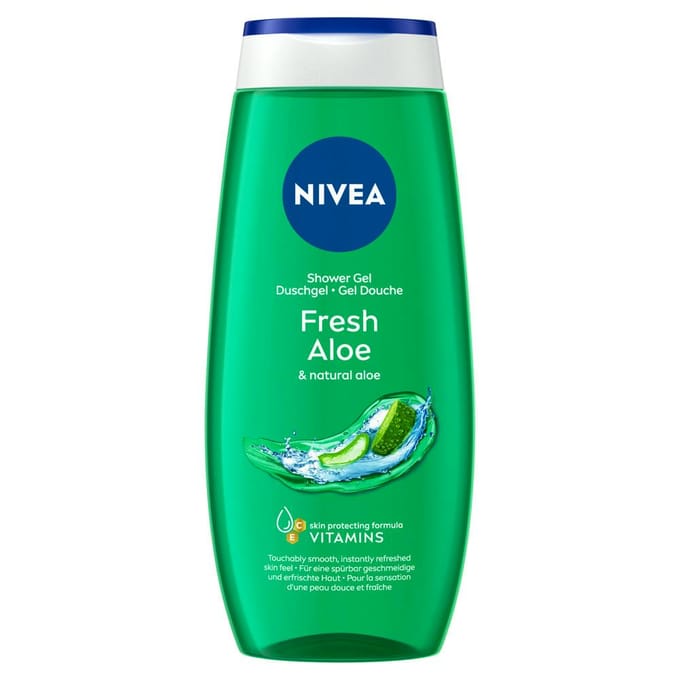 NIVEA Shower Gel Fresh Aloe &amp; Natural Aloe 250 ml