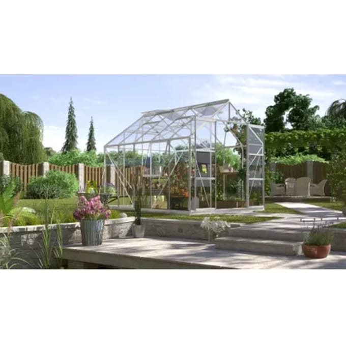 Vitavia Tuinkas Jupiter 8300 - Veiligheidsglas 3mm - Aluminium - 257x321x248cm