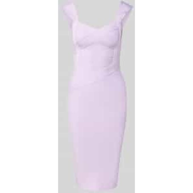 slim fit jurk met structuurpatroon