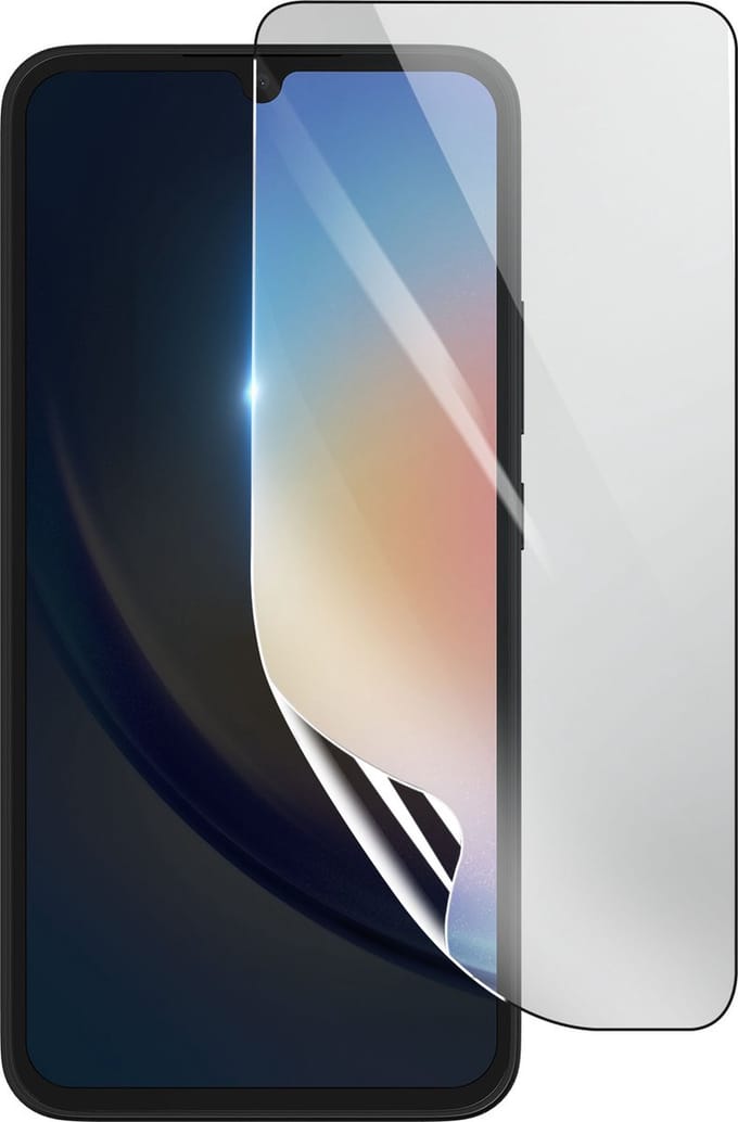 3mk, Geschikt voor Samsung Galaxy A34 5G, Schokbestendige Hydrogel Screenprotector, Transparant
