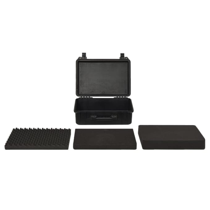 vidaXL - Flightcase - draagbaar - 47x36x18 - cm - PP - zwart