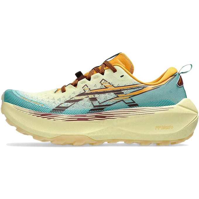 ASICS Trabuco Max 4 Tarwe Geel Donker Rood Planeet 43.5 beige