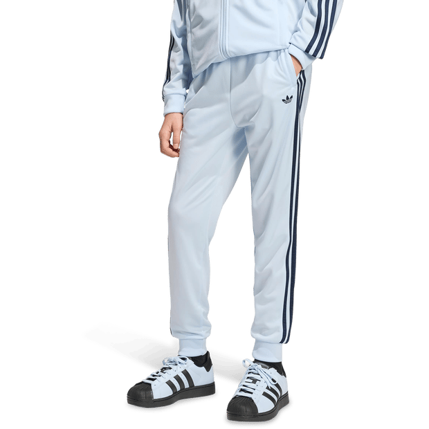 Adidas Superstar Broeken Kinder - Blauw - Maat 123 - 129 CM - Poly Mesh