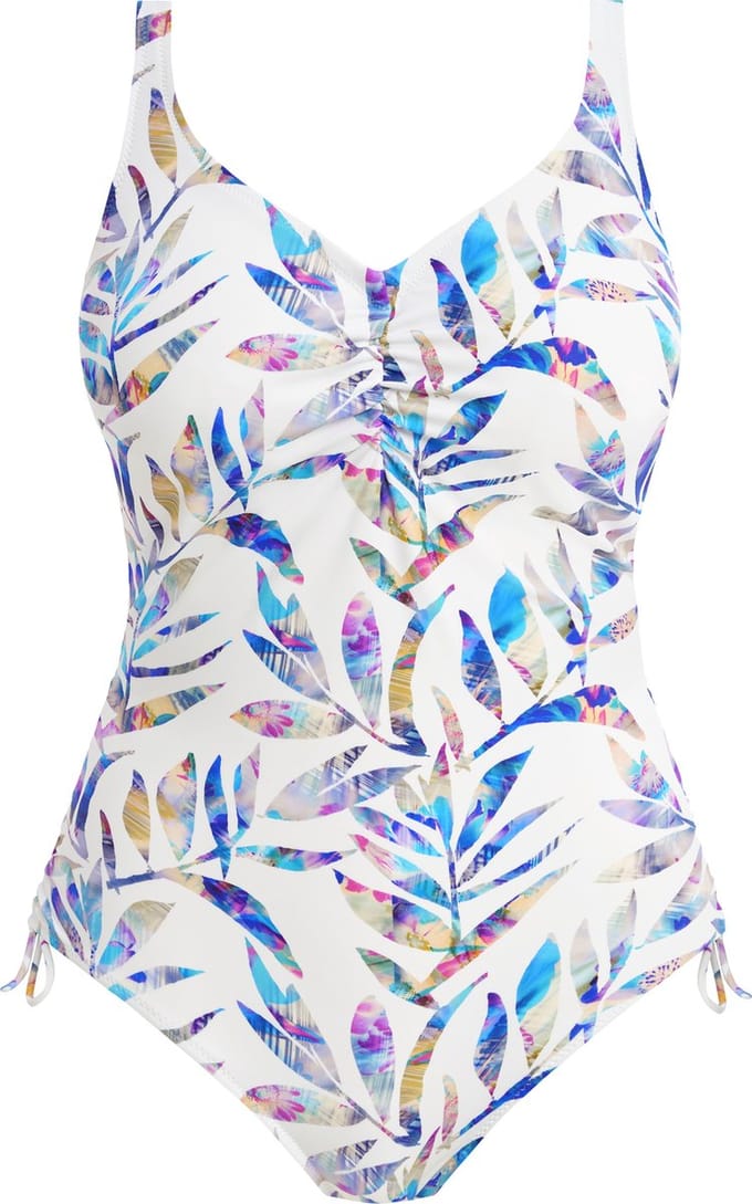 Fantasie Calypso Harbour UW V-Neck Swimsuit with Adjustable Leg Dames Badpak - Maat 80I