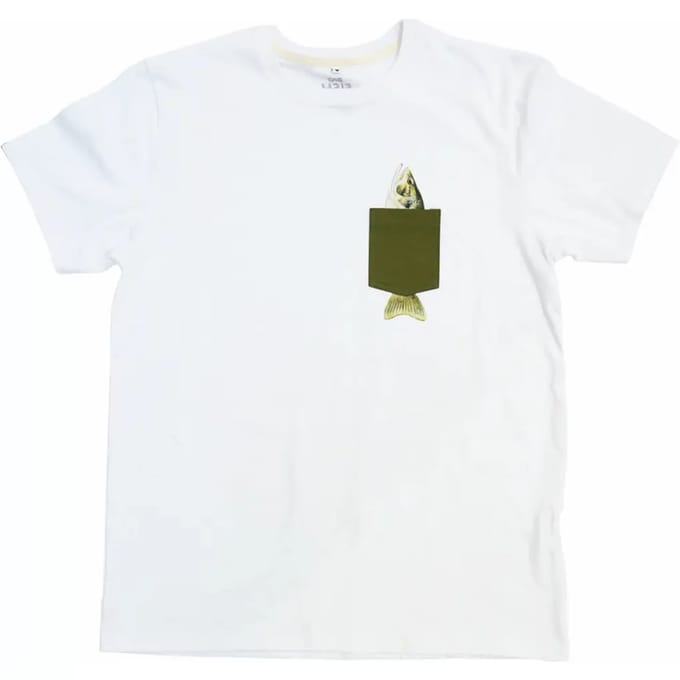 Zwart Bass pocket t-shirt Big Fish