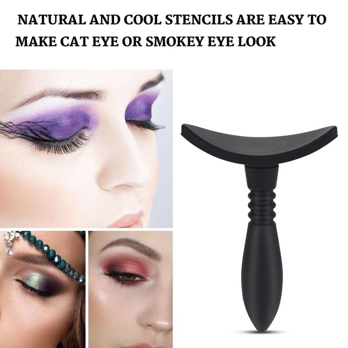 Tampon Fard à Paupières en Silicone Crease Mode Applicateur Fard à Paupières Paresseux Outil de Maquillage Contour des Yeux black