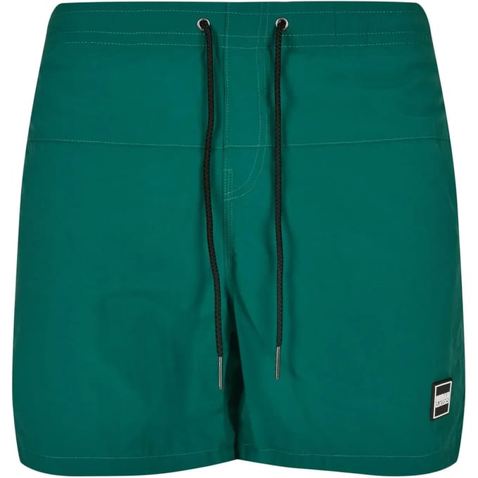 Urban Classics - Block Zwemshorts - L - Groen