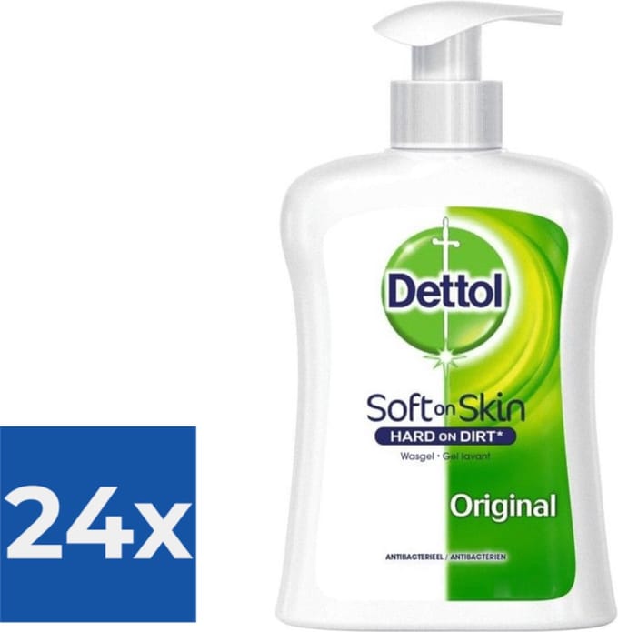 Dettol Handzeep - Antibacterieel - Original - 250ml - Voordeelverpakking 24 stuks