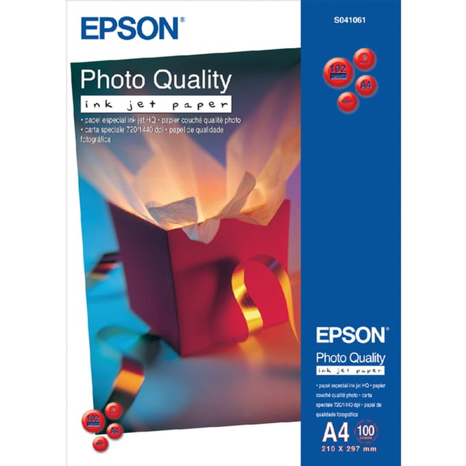 Inkjetpapier Epson S041061 A4 mat 102gr 100vel 100 vel