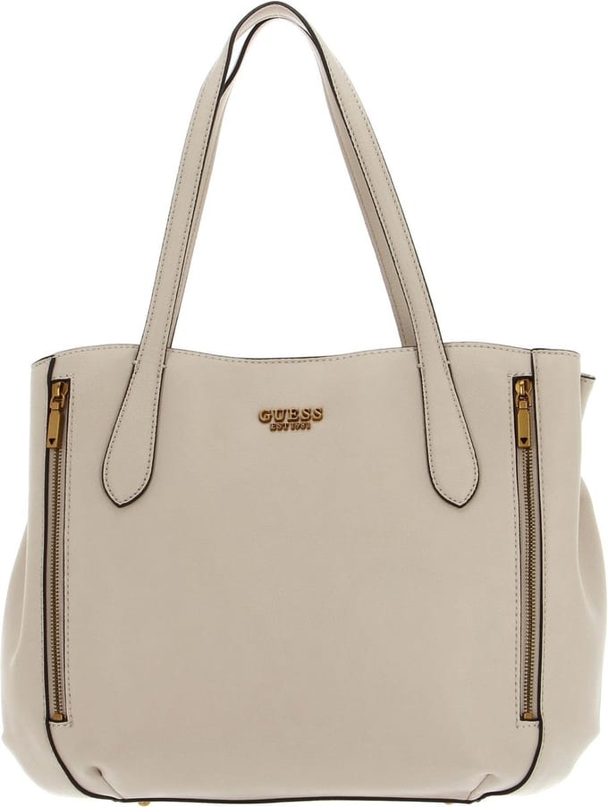 GUESS Schoudertas Arja Girlfriend Satchel Stone Beige