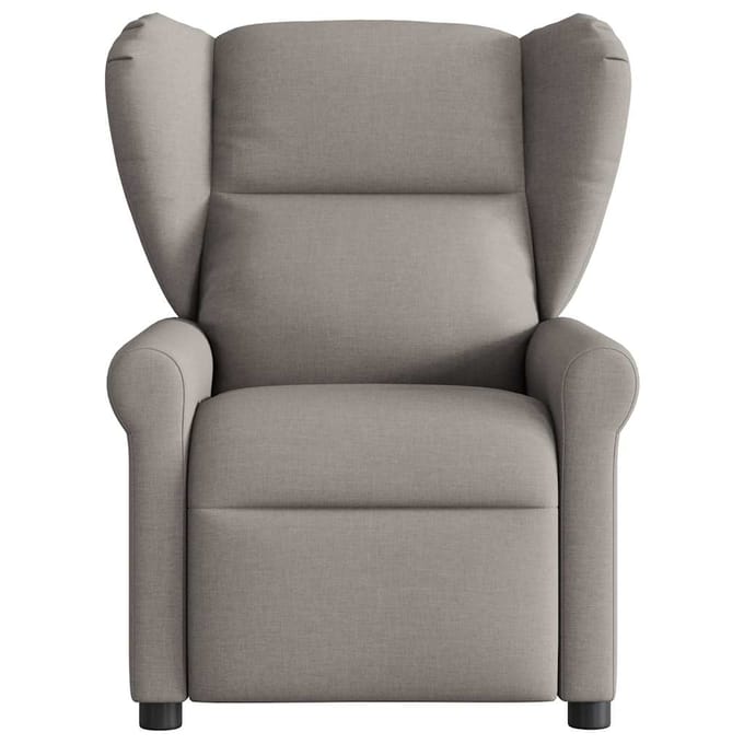 vidaXL - Massagestoel - verstelbaar - stof - taupe