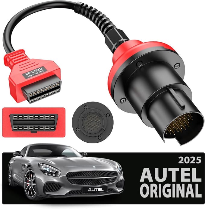 Diagnose Adapter - OBDII Kabel - Auto Onderhoud - 38 naar 16 Pins - 7 x 5 x 2 cm