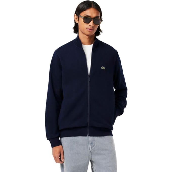 Lacoste Vest Full Zip Donkerblauw - Maat M - Heren
