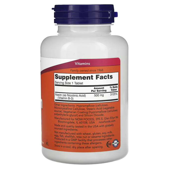 Niacin Sustained Release - 250 tabl