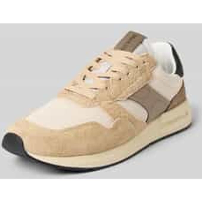 Low-top sneakers van leermix
