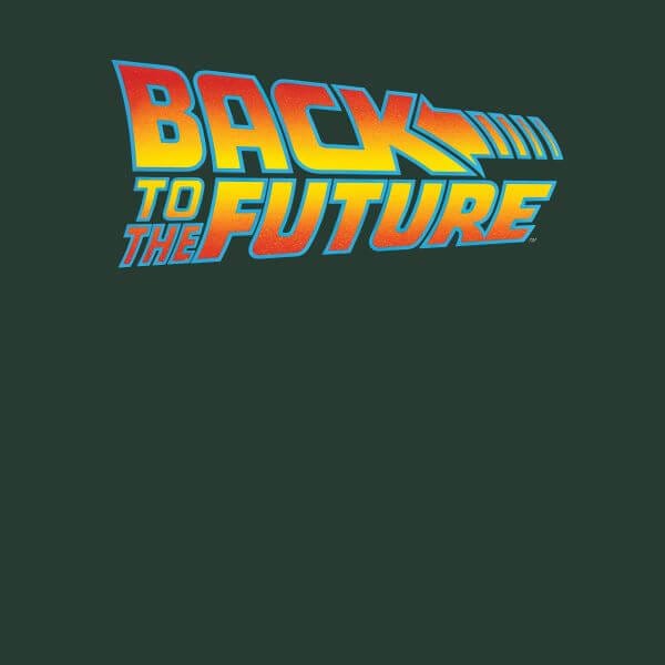 Back To The Future Classic Logo Women's T-Shirt - Green - XXL