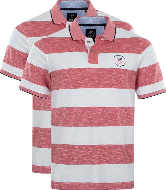 Hajo Heren poloshirt 2 pack Riviera