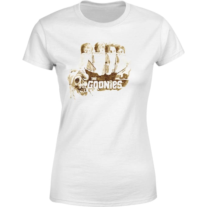 The Goonies Watercolour Women's T-Shirt - Wit - XS
