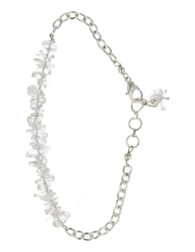 Bergkristal bar armband