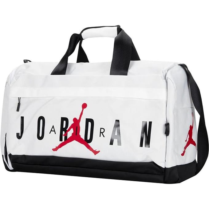 Jordan Polyester Reistas Sportschooltas Groot Unisex Wit ONESIZE black