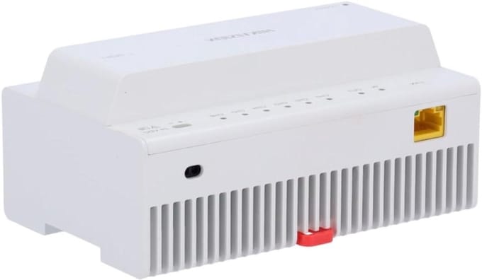 Bouwconverter - IP Converter - Videodeur Integratie - 6 Groepen 2-Draads - 144 x 92 x 66 mm - Grijs