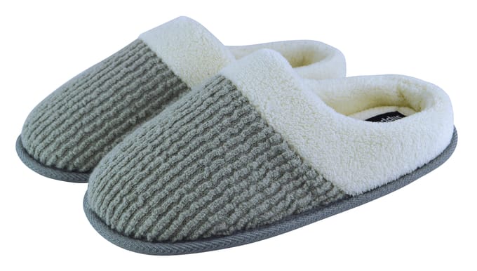 Slipper Snob - Dames muiltjespantoffels met open rug - Grijs