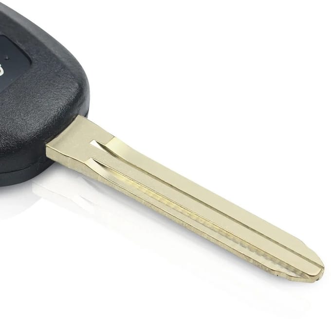 XEOD Autosleutelbehuizing - sleutelbehuizing auto - sleutel - Autosleutel 3 knops geschikt voor Toyota