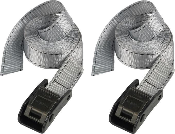 Master Lock 3110EURDAT Spanband met Zamac klemgesp - 2.5m x 25mm - set van 2