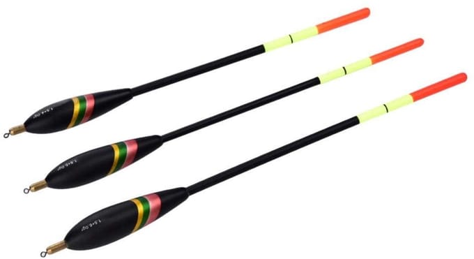 Dailygoods- Visdobbers Grof - Drijft Bobbers 3 Stuks - Gewogen