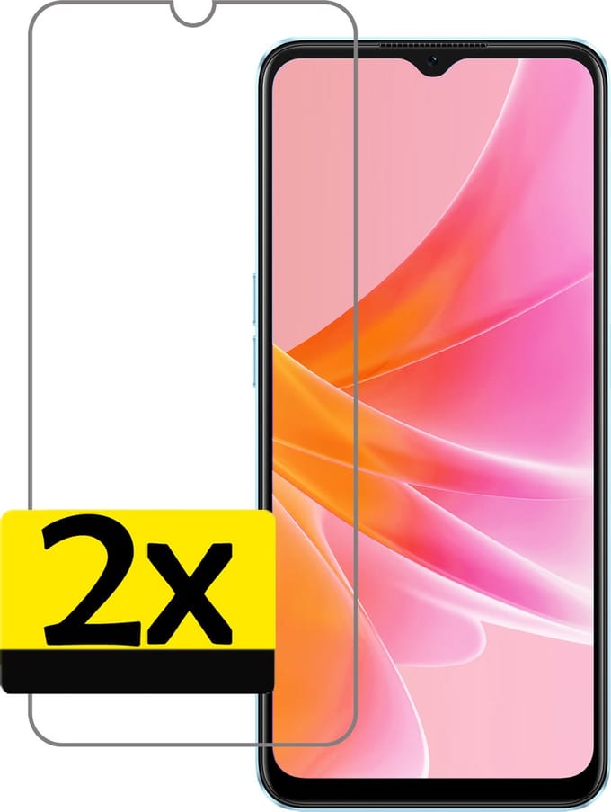 Screenprotector - Geschikt voor OPPO A57 - 2 Stuks - Extra Sterk - Beschermglas - Gehard Glas - Tempered Glass - Screen Protector
