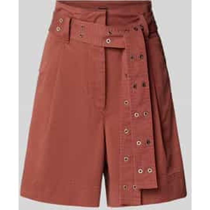 regular fit short van katoenmix model 'C_TULINA'