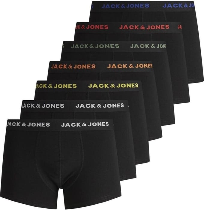 JACK&JONES - JACBASIC TRUNKS 7 PACK NOOS - Heren - Onderbroeken