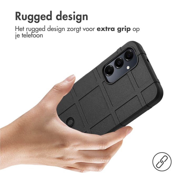 imoshion Rugged Shield Backcover voor de Samsung Galaxy A16 - Zwart