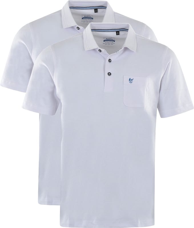 Hajo Heren poloshirt 2 pack Pique