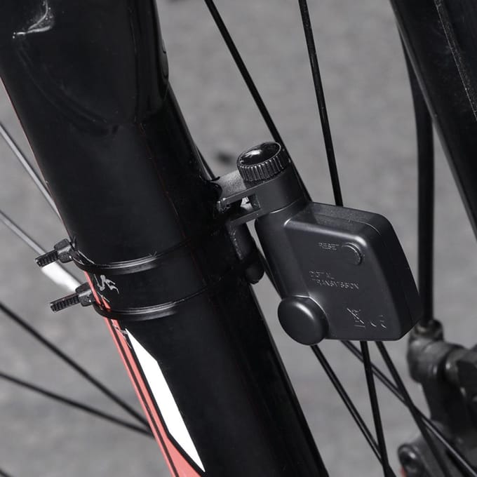Multifunctionele LCD-scherm Fietscomputer Draadloze fiets Regenbestendige snelheidsmeter Kilometerteller Fietsen groen