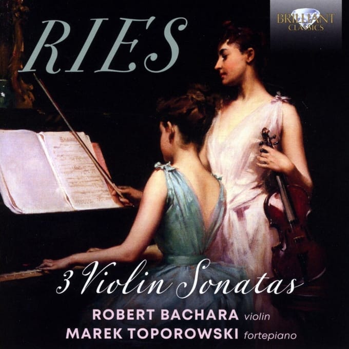 Robert Bachara, Marek Toporowski - Ries: 3 Violin Sonatas (CD)