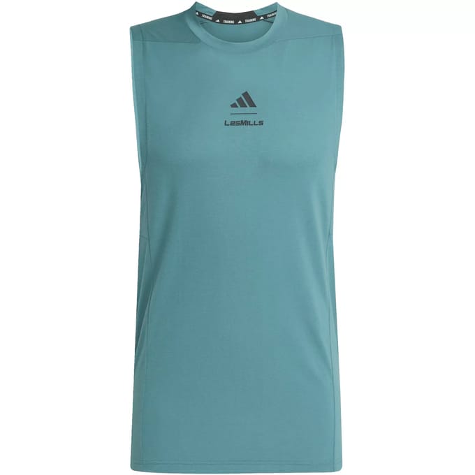 Adidas Performance Les Mills Graphic Tanktop - Heren - Groen