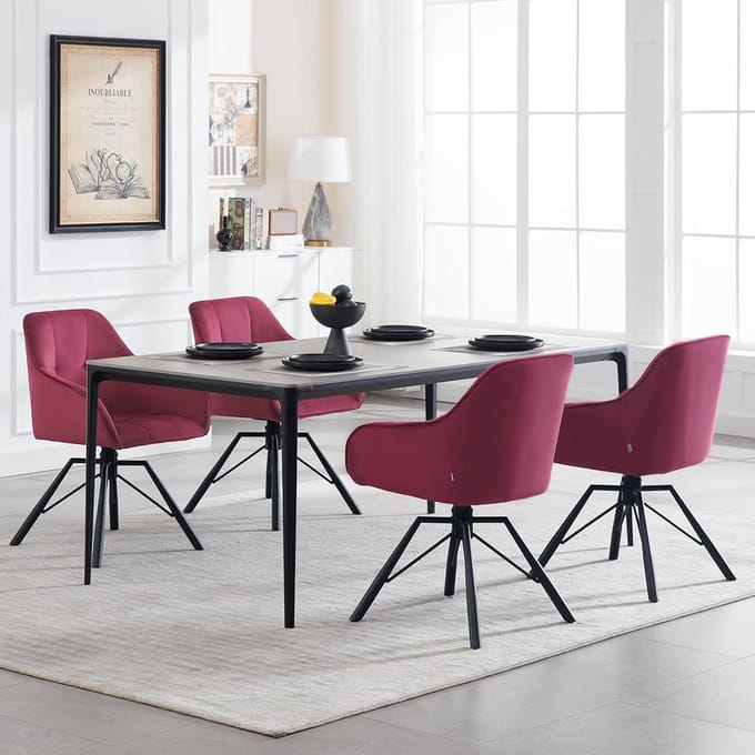 Eetkamerstoel Novihome LuxeSpin – Set - Novihome