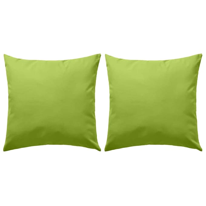 vidaXL - Buitenkussens - 45x45 - cm - appeltjesgroen - 2 - st
